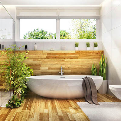 Modern design bathroom