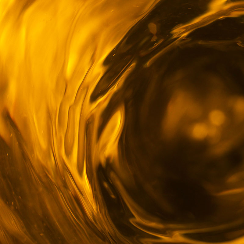 Detail of fuel oil whirl